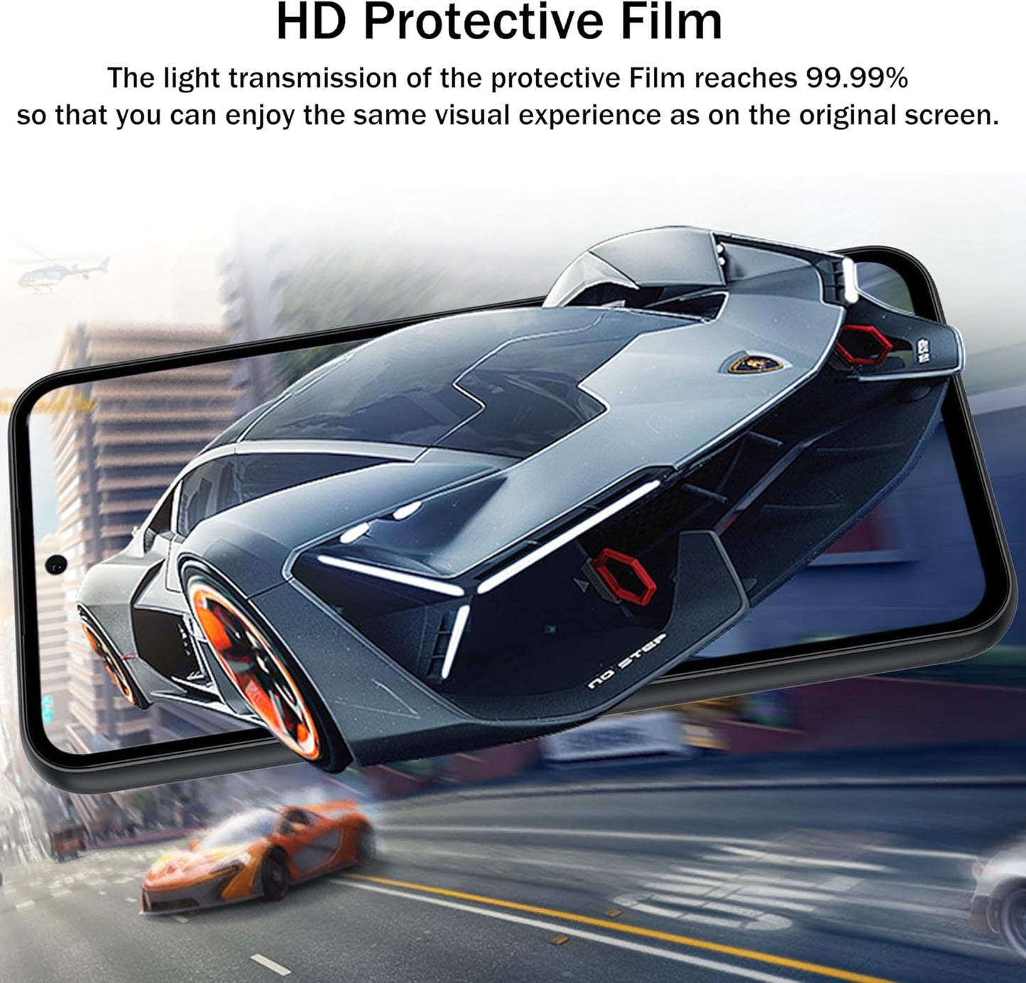 JZG Displayschutzfolie für Motorola Moto G Power 5G 2024, 3 Vorderseite aus gehärtetem Glas, hohe Klarheit, bruchfest, blasenfrei, berührungsempfindlich, für Moto G Power 5G 2024