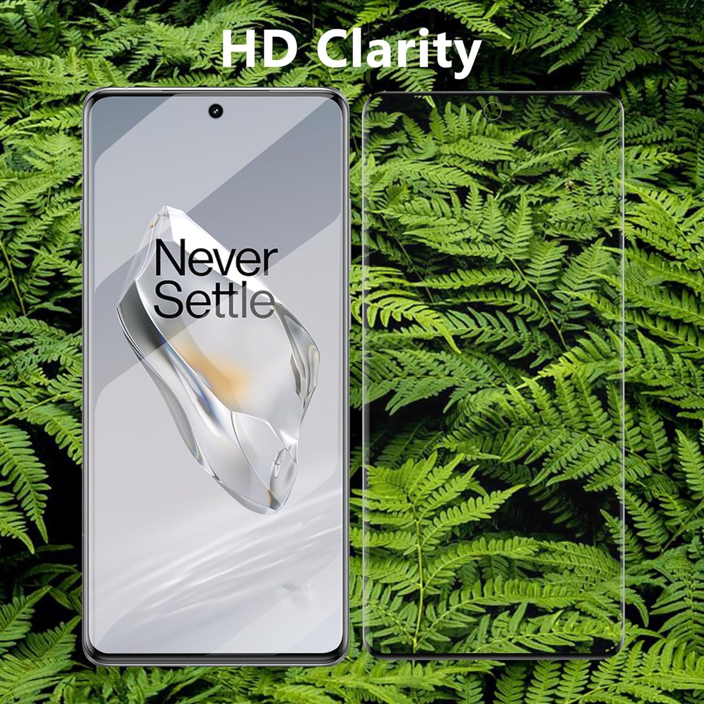 JZG [3 Pack For OnePlus 12 Screen Protector Tempered Glass,Case-Friendly,Easy Installation,Bubble Free,Scratch Resistant