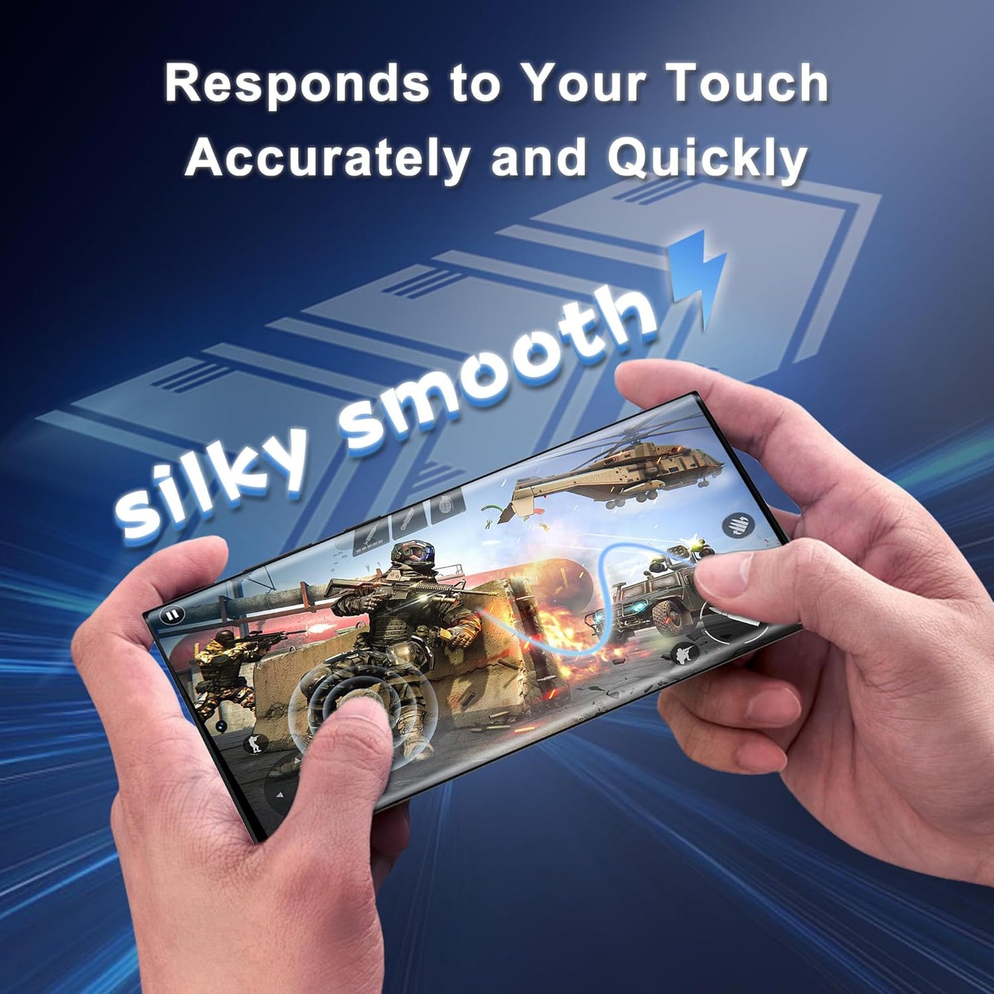 JZG 2 Pack Privacy Screen Protector for Samsung Galaxy S22 Ultra, Anti Spy S22 Ultra Soft Film With Fingerprint Compatibility, Bubble Free