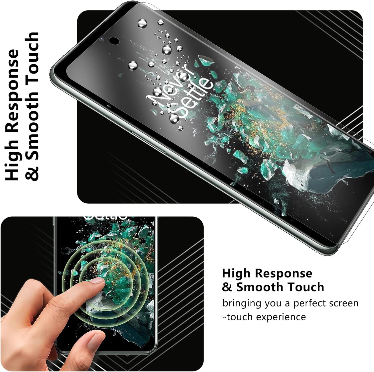 NEW'C 3 Pezzi, Vetro Temperato per OnePlus 10T 5G (6,7 Pollici), Pellicola Prottetiva Anti Graffio, Anti-Impronte, Senza Bolle, Durezza 9H, 0,33mm Ultra Trasparente, Ultra Resistente NEW'C 3 Pezzi, Vetro Temperato per OnePlus 10T 5G (6,7 Pollici), Pellicola Prottetiva Anti Graffio, Anti-Impronte, Senza Bolle, Durezza 9H, 0,33mm Ultra Trasparente, Ultra Resistente